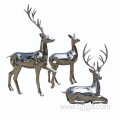 Stainless Steel Deer Sculpture